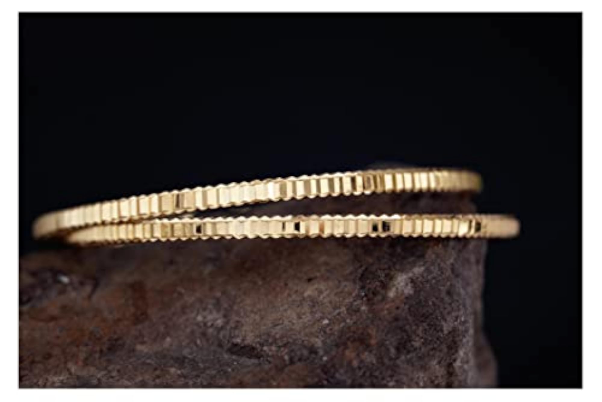 Traditional Ethnic Plated Bangle Set for Women, 1 Gm